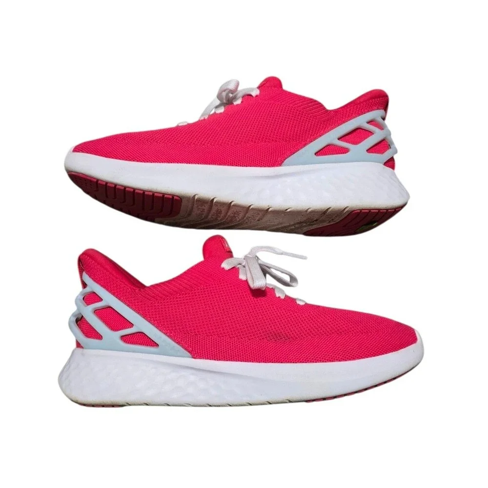 Kizik Athens Hands Free Shoes Womans Size 9.5 Wide Slip In Sneakers Watermelon
